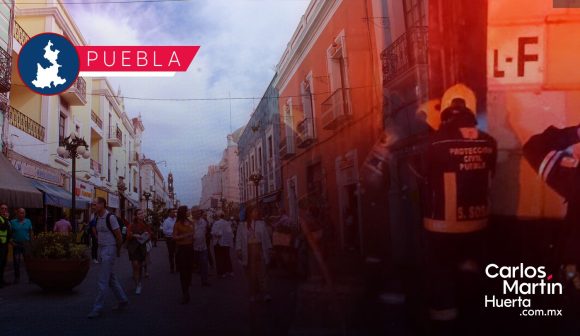 Se incendia local en la calle de los dulces en el Centro Histórico