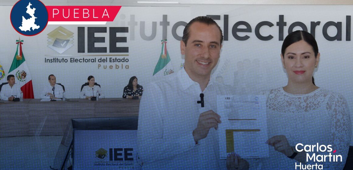 Se registra Mario Riestra como candidato a la alcaldía de Puebla ante el IEE