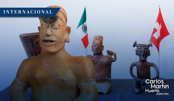 Suiza entrega 24 piezas arqueológicas a México