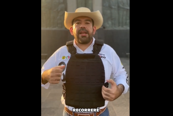 candidato Por inseguridad candidato realizará campaña con chaleco antibalas