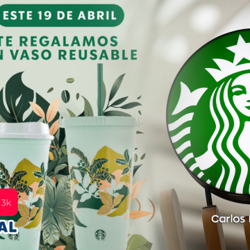 Starbucks regalará vasos reutilizables por el Día de la Tierra: ¡Descubre cómo obtenerlos! 19 DE ABRIL