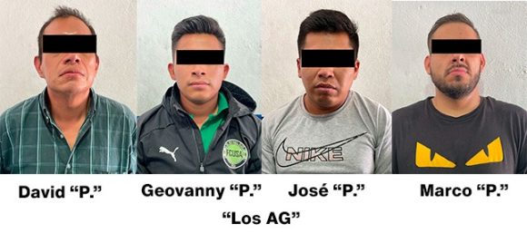 Detienen a presuntos ladrones de vehículos en Puebla