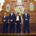 Presenta el candidato de la coalición Mejor Rumbo para Puebla sus propuestas ante el CU de la BUAP