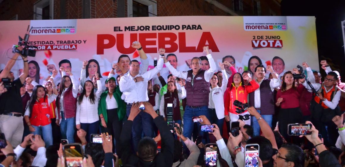 Alejandro Armenta y Pepe Chedraui inician campaña desde el corazón de Puebla