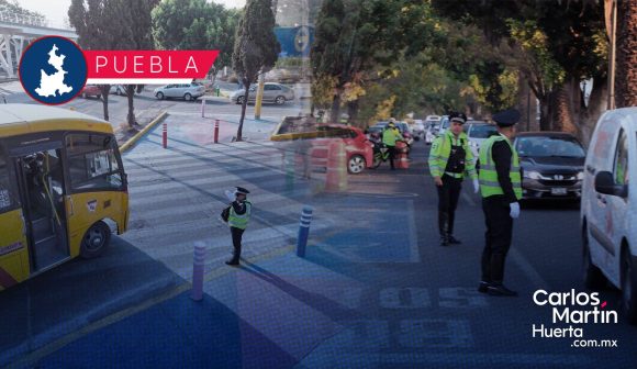Ayuntamiento de Puebla realiza operativo tras regreso a clases