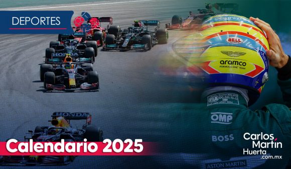 F1 revela calendario de 2025 y fecha del GP de México