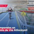 Conoce las nuevas rutas temporales en la ciclopista de Vía Atlixcáyotl