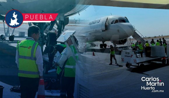 (VIDEO) Decomisan droga en vuelo Puebla-Cancún;  hay dos detenidos