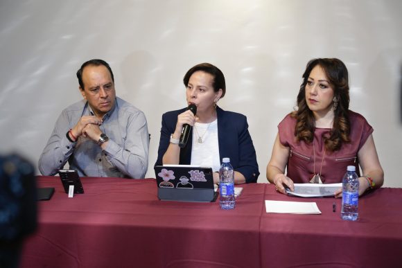 El Miedo sí anda en burro y es azul advierte Edurne Ochoa, “en Morena promovemos la paz”