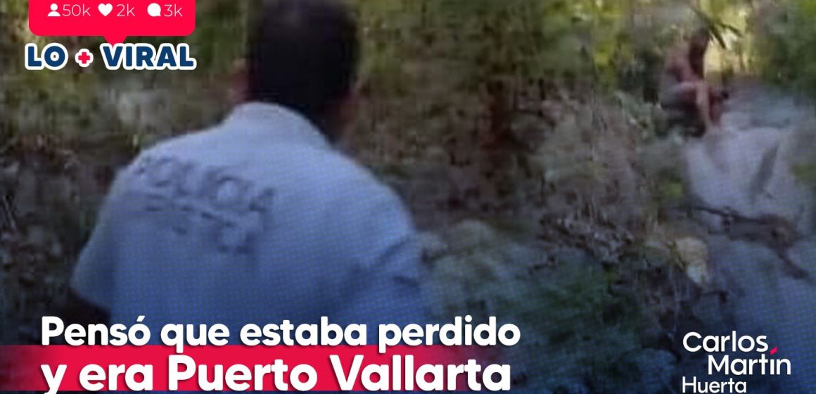 (VIDEO) Extranjero pensó que estaba perdido en la selva y era Puerto Vallarta