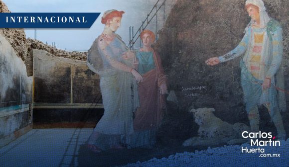 Descubren en Pompeya frescos inspirados en la guerra de Troya
