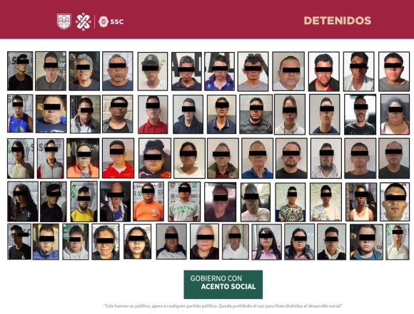 GLzJCpkaAAA7ZEz Detiene en la alcaldía Gustavo A. Madero a 61 personas por delitos de alto impacto