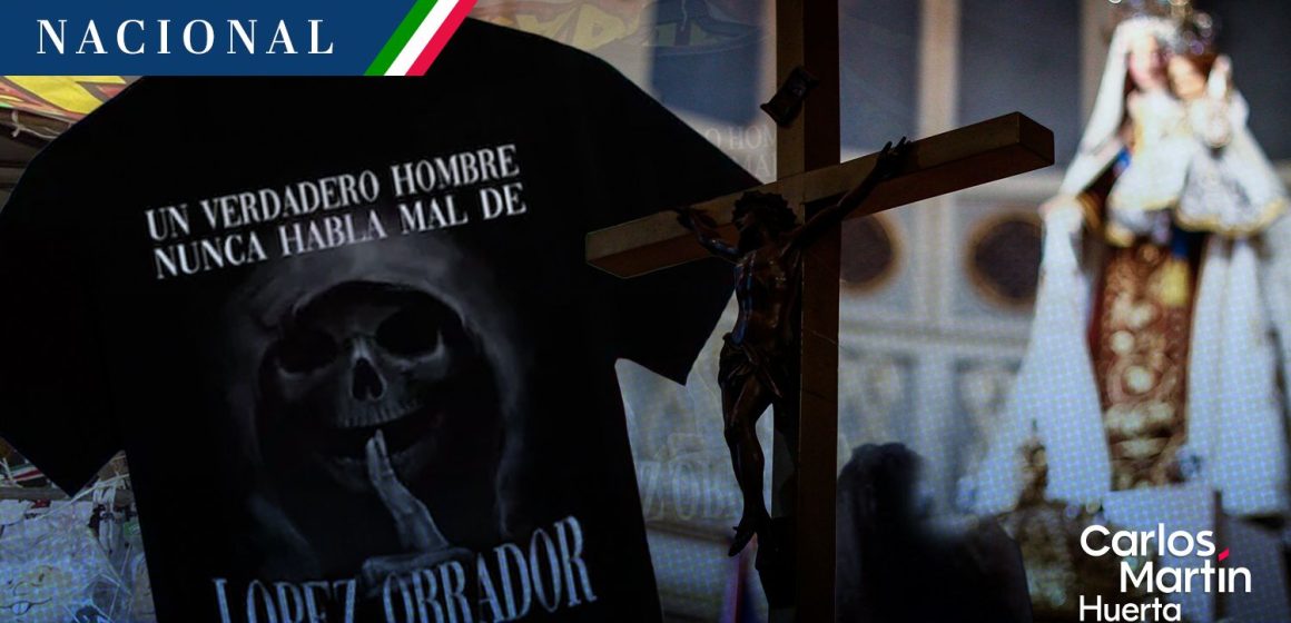 Iglesia católica condena uso de la Santa Muerte en playera de apoyo a AMLO