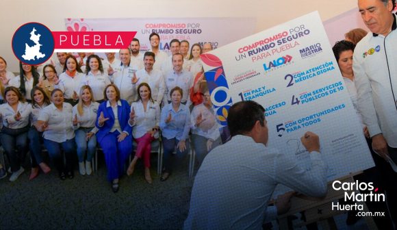 Vamos a construir un rumbo seguro para los poblanos: Lalo Rivera