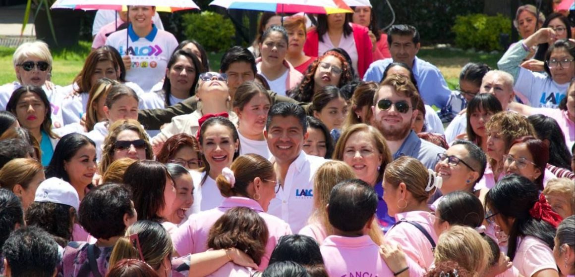Impulsará Lalo Rivera primer sistema estatal de cuidados y reapertura de 500 estancias infantiles en Puebla