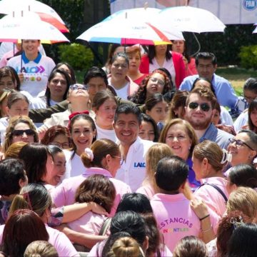 Impulsará Lalo Rivera primer sistema estatal de cuidados y reapertura de 500 estancias infantiles en Puebla