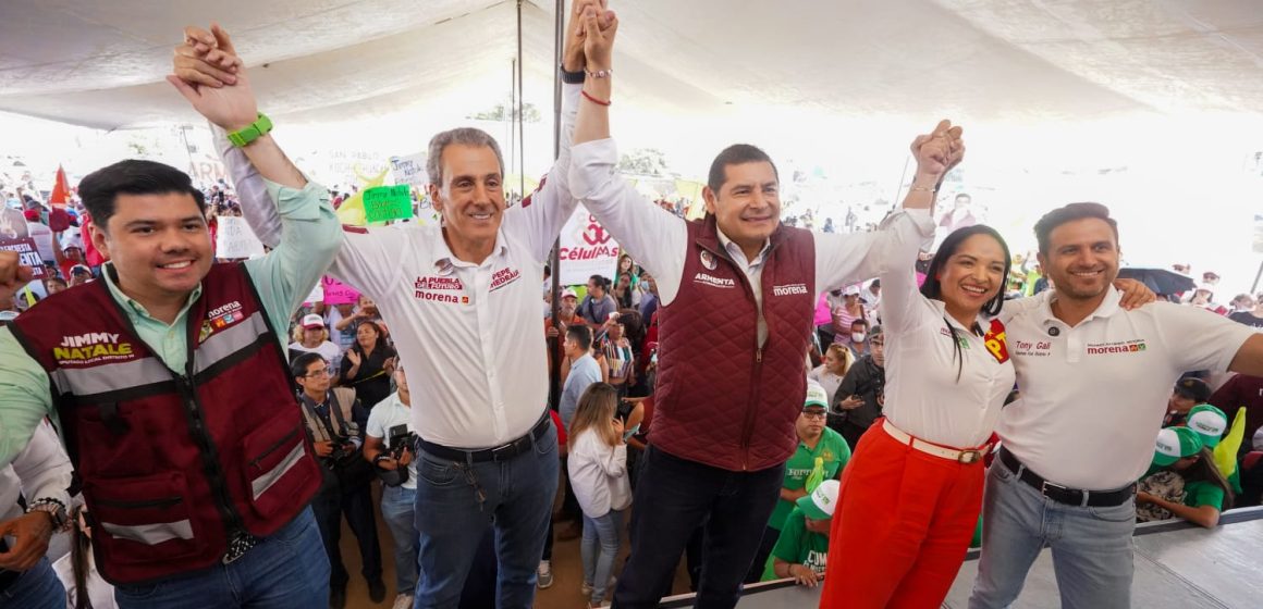 Llegará el progreso a las Juntas Auxiliares de Puebla: Alejandro Armenta y Pepe Chedraui