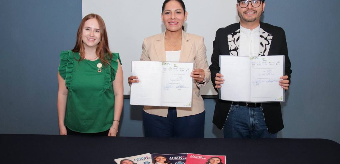 Lupita Cuautle firma compromiso por el desarrollo sustentable y acción climática