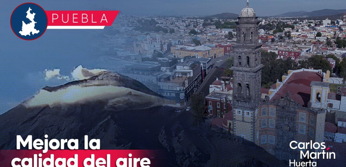 No se registra caída de ceniza en Puebla; mejora la calidad del aire