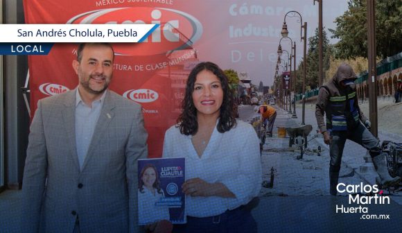 Presenta Lupita Cuautle agenda de infraestructura para San Andrés Cholula