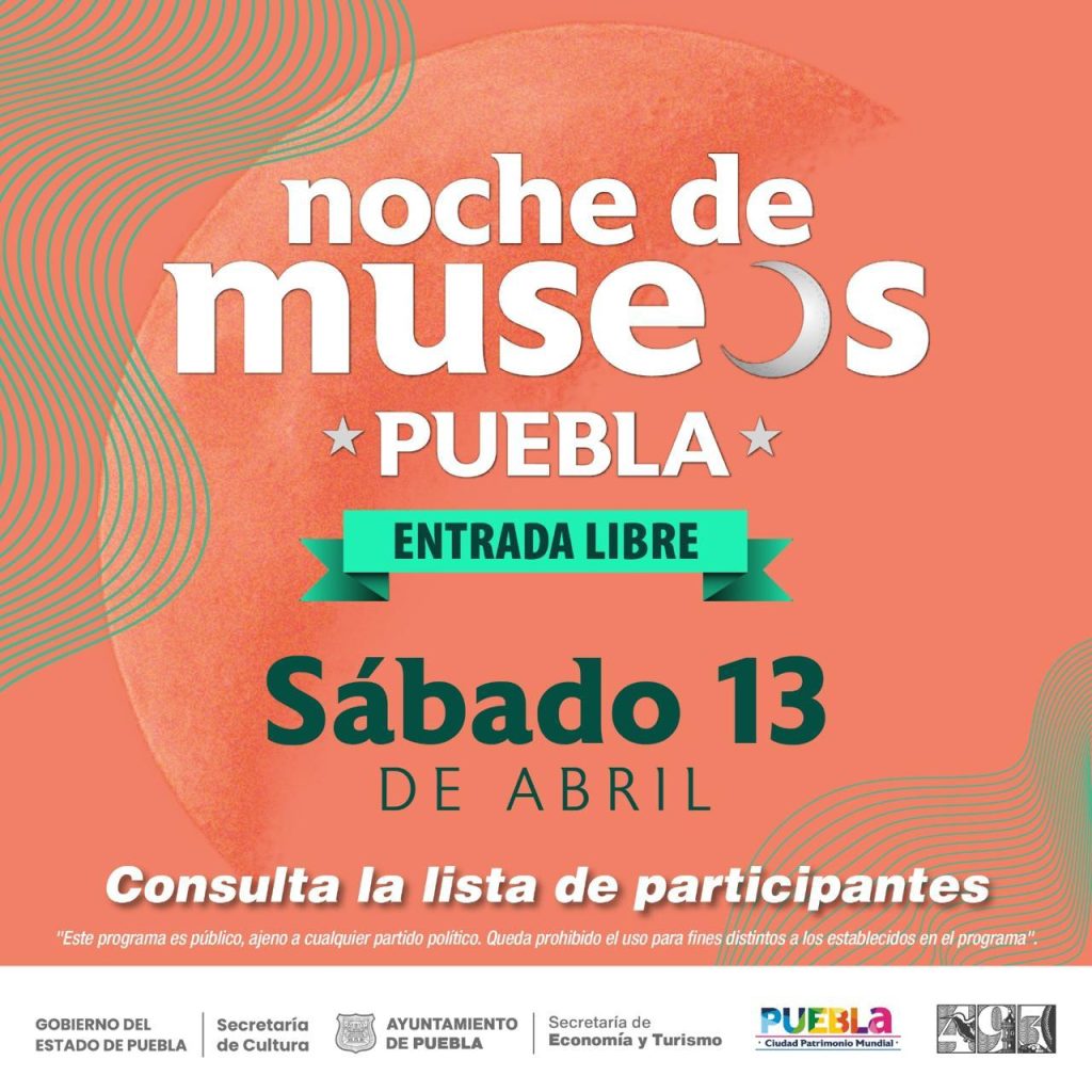 Programa Noche de Museos Puebla 1