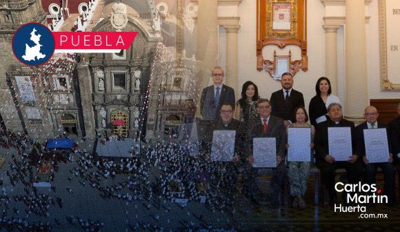 Reconocen a organizadores de la Procesión de Viernes Santo como poblanos distinguidos