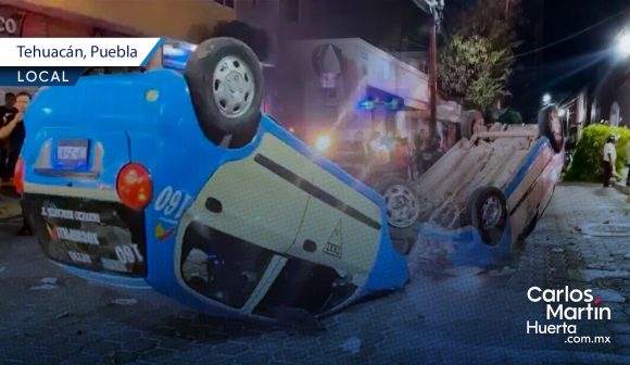 Taxista ebrio atropella a familia en Tehuacán