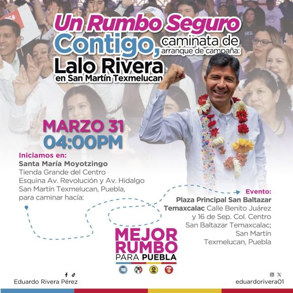 Todo listo para el arranque de campaña de Lalo Rivera Todo listo para el arranque de campaña de Lalo Rivera