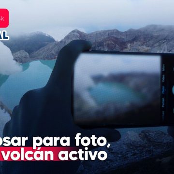 Turista muere al caer a un volcán mientras posaba para una foto