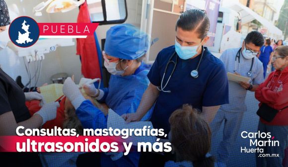 Unidades Preventivas de Salud y Dentales llegan a la colonia Del Valle; consultas, mastografías, ultrasonidos y más
