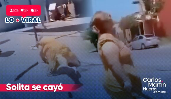 “Solita se cayó”: Mujer se autolesiona al amenazar a trabajadores de la CFE