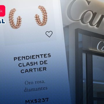 Cartier aceptó vender aretes de 237 mil pesos a quien que los compró en 237 pesos