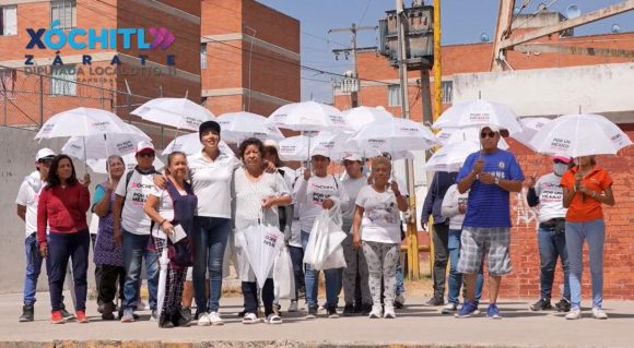 Recorre Xóchitl Zárate Unidad Habitacional Bugambilias