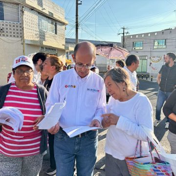 Ale Cañedo recorre la colonia Cuauhtémoc y presenta propuestas