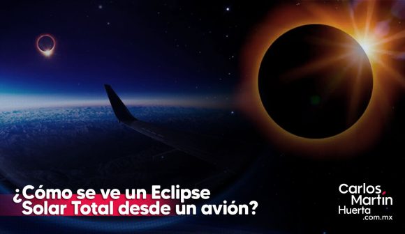 VIDEO Eclipse solar desde un avión
