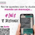Inés, el chatbot del INE en WhatsApp permitirá verificar información sobre elecciones 2024
