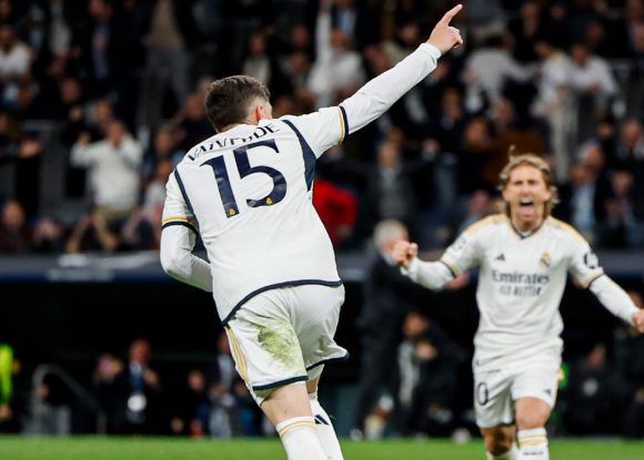 Partidazo en el Bernabéu, el Real Madrid rescató el empate ante el Manchester City