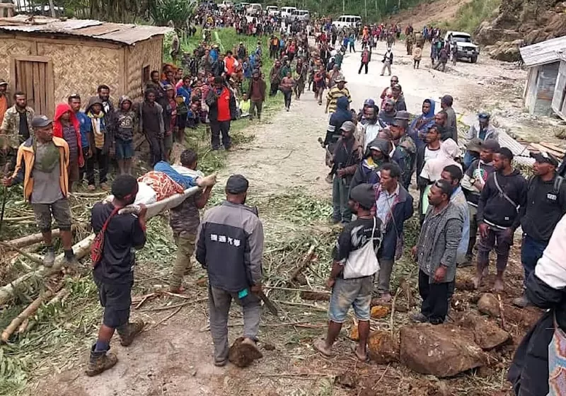 Reporta ONU más de 670 muertos tras deslizamiento de tierras en Papúa Nueva Guinea