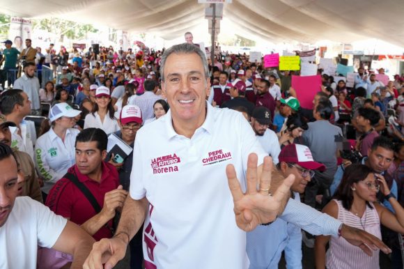 Llevarán Armenta y Chedraui seguridad, energía eléctrica y agua potable a juntas auxiliares