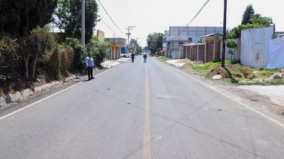 Gobierno de Puebla supervisa obra pública en: San Matías Tlalancaleca, Domingo Arenas y Chiautzingo