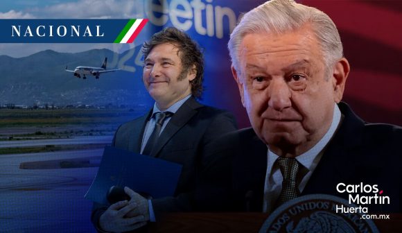AMLO - Javier Milei AMLO no prohibirá espacio aéreo a Javier Milei