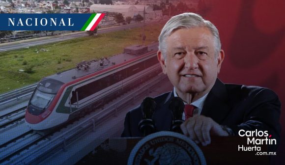 AMLO asegura entregar obras de movilidad, incluido Tren Interurbano