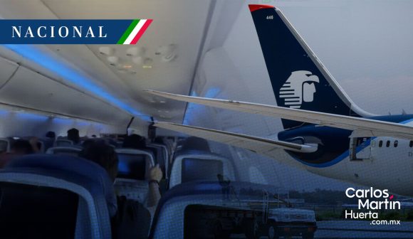 (VIDEO) Avión de Aeroméxico aterriza de emergencia en Guadalajara tras falla  