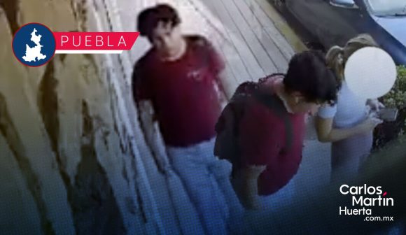 (VIDEO) Exhiben a sujeto por tocar lascivamente a joven en Puebla   