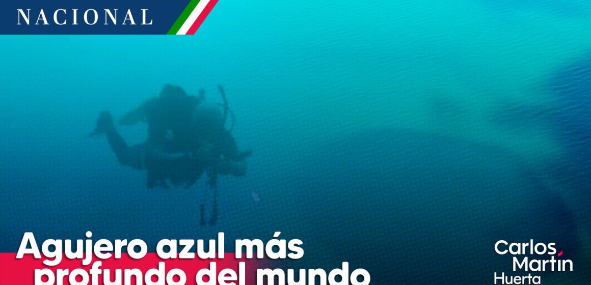 Agujero azul más profundo del mundo es descubierto  en México