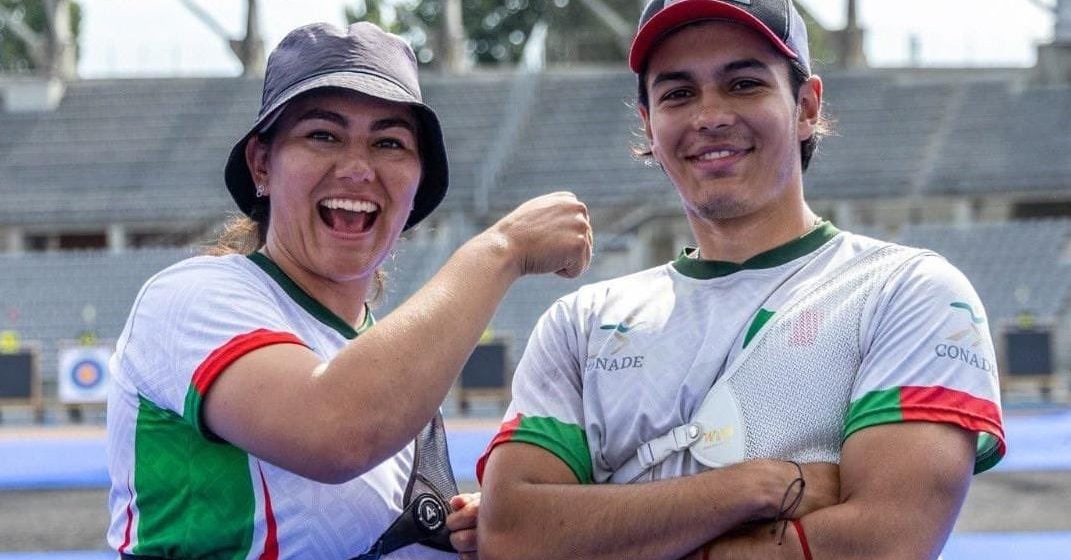 Alejandra Valencia y Matías Grande son campeones en Copa del Mundo de Tiro con Arco