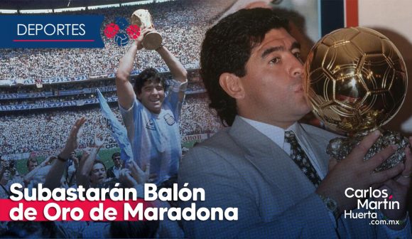 Subastarán Balón de Oro de Maradona de 1986