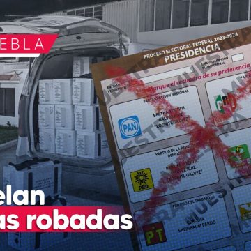 Boletas robadas en Puebla fueron canceladas: INE