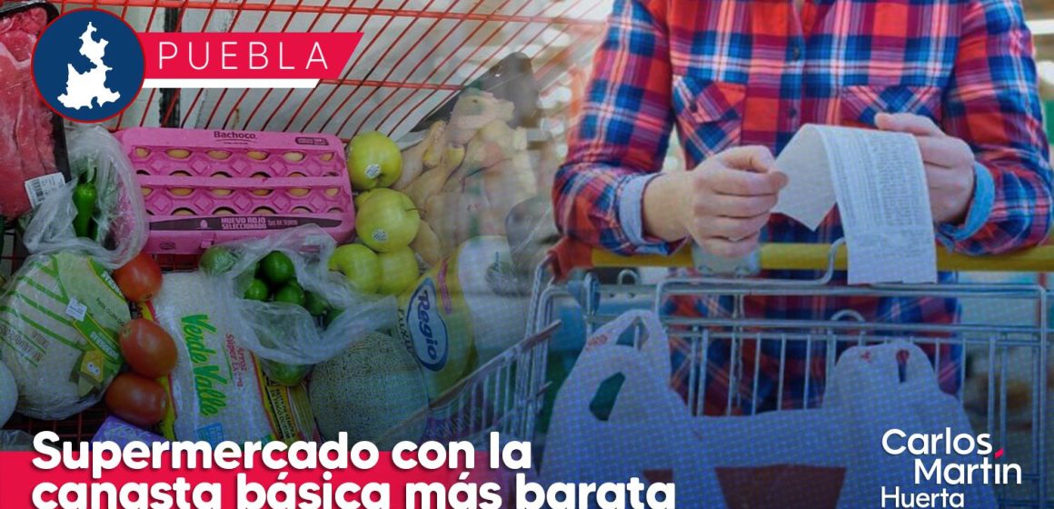 Supermercado en Puebla con la canasta básica más barata, reporta Profeco