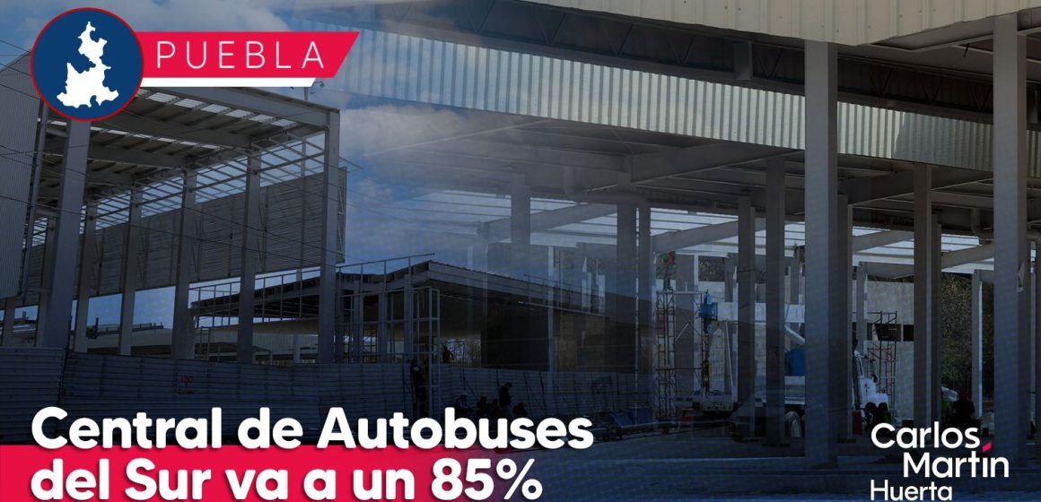 Central de Autobuses del Sur va a un 85%; se inaugurará después de las elecciones